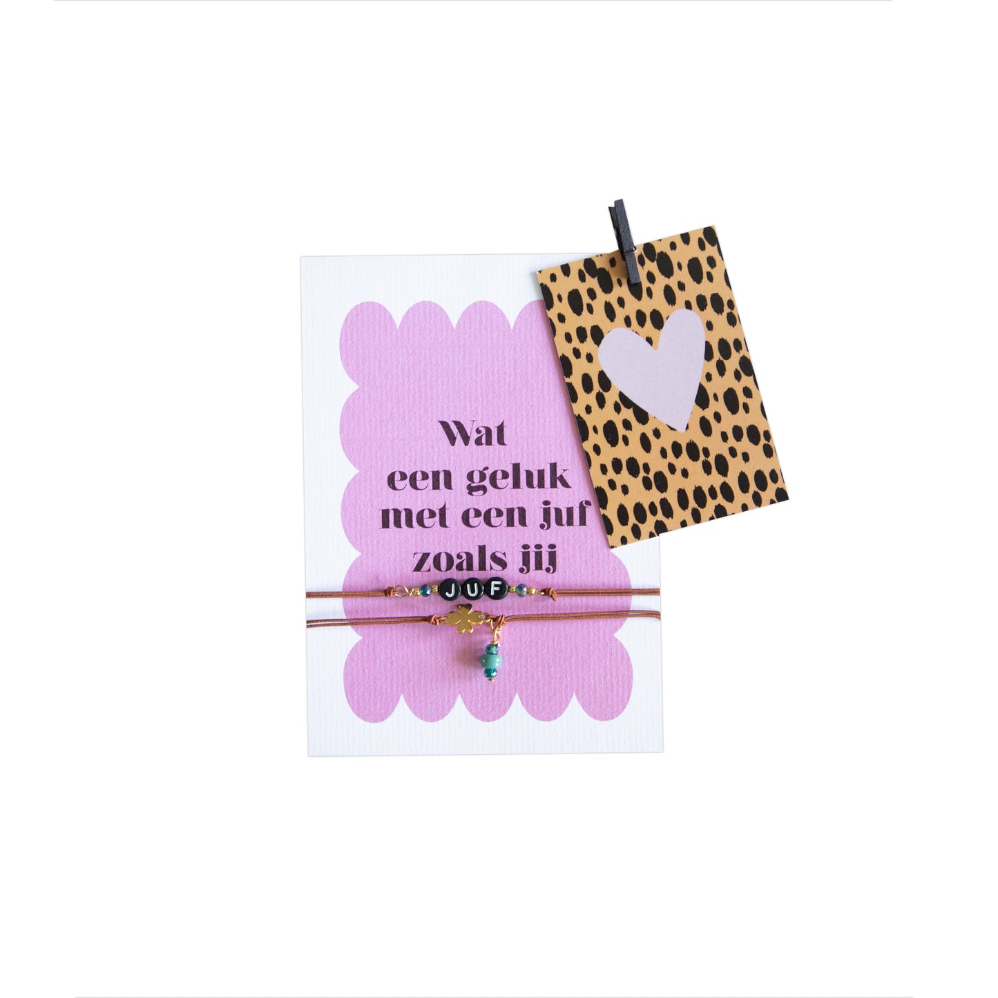 Wat een geluk juf || Juf cadeau