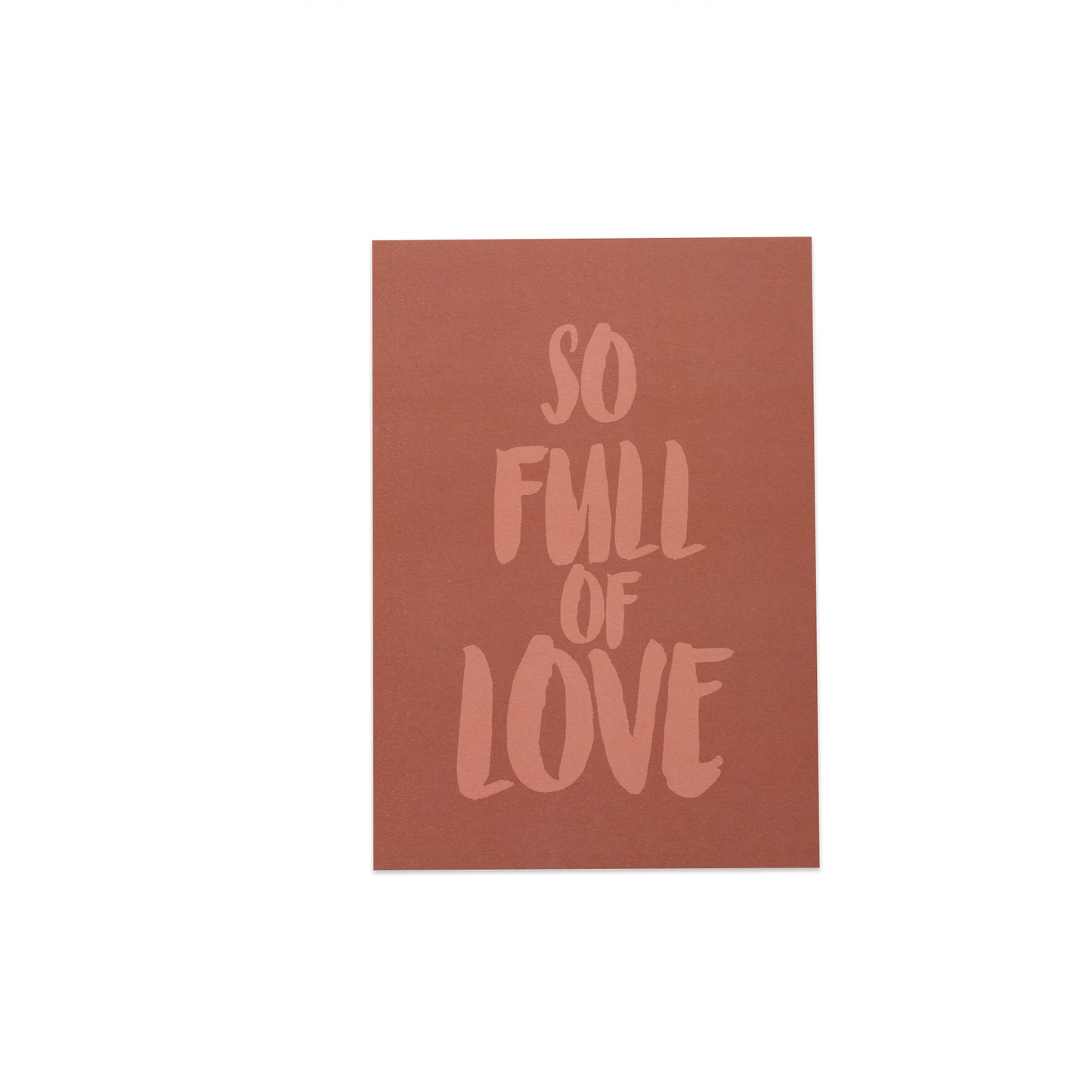 So full of Love || Poster