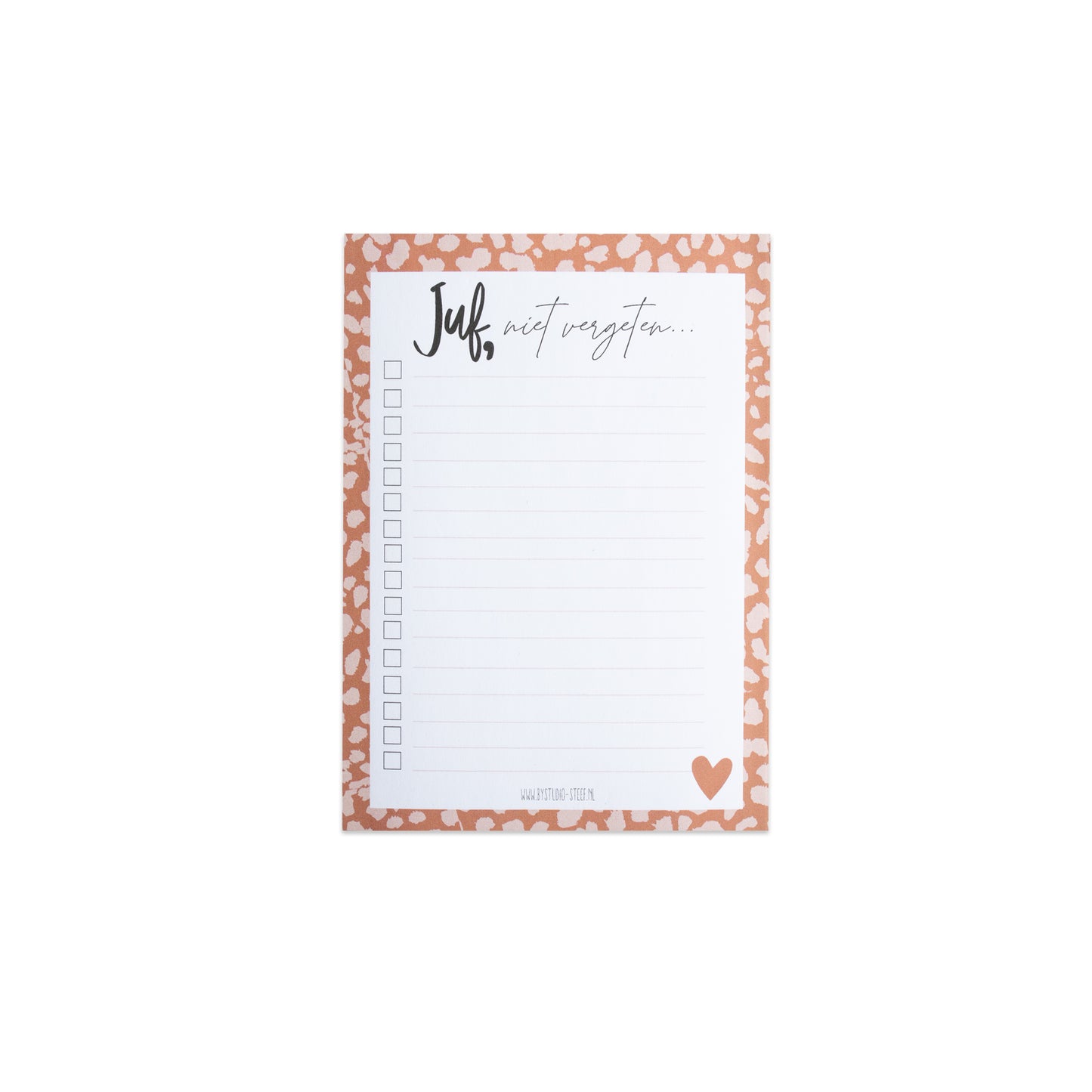 Juf, niet vergeten || A6