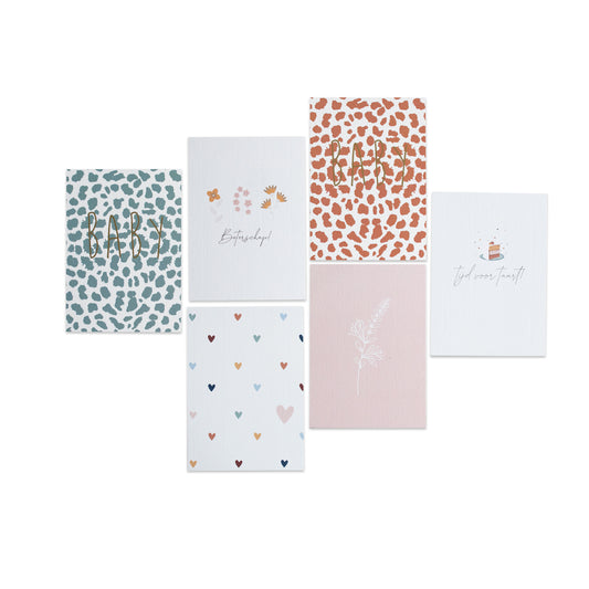 Kaartenset Baby || Set van 6 ansichtkaarten