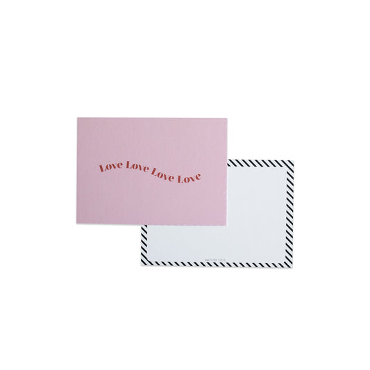 Love Love Love || Ansichtkaart