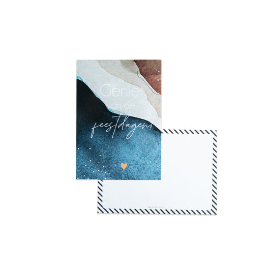 Geniet van de feestdagen! || Ansichtkaart