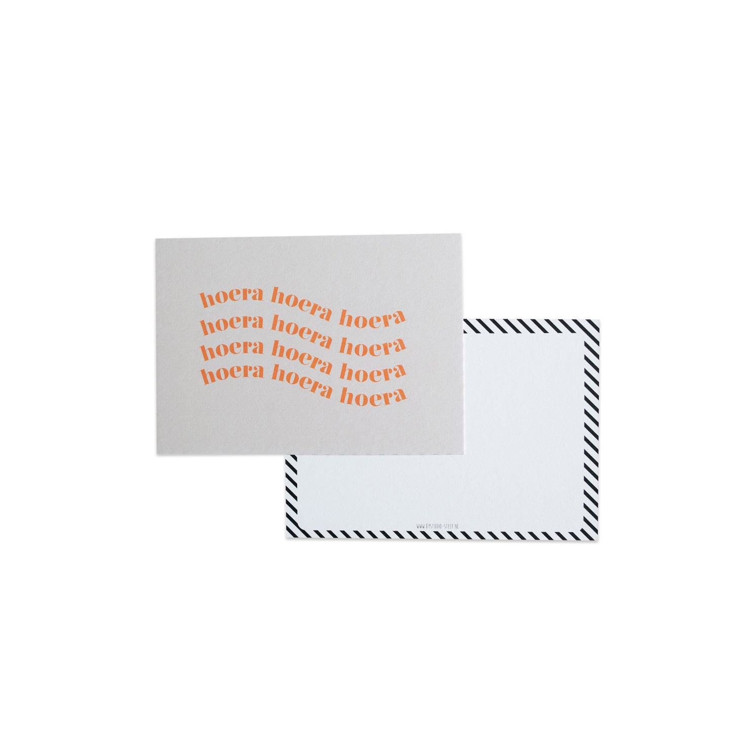 Hoera Hoera hoera || Ansichtkaart