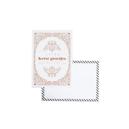 Lieve kerstgroetjes || Ansichtkaart