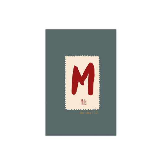 Naamposter Mats