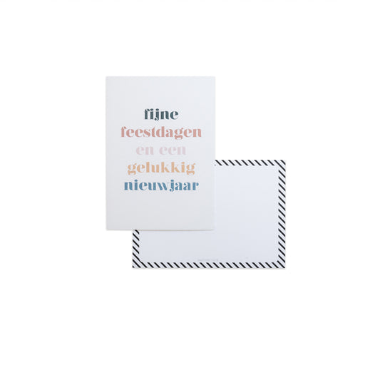 Fijne feestdagen || Ansichtkaart