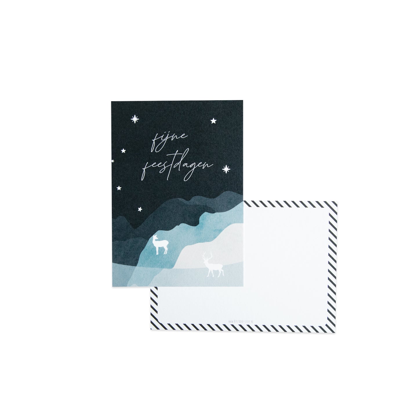 Fijne feestdagen || Ansichtkaart