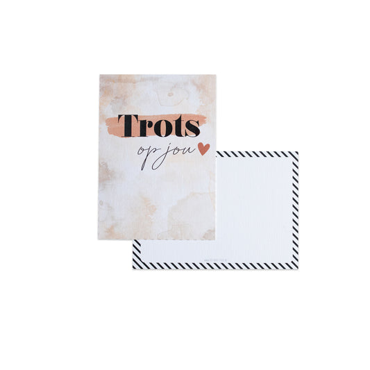 Trotst op jou || Ansichtkaart