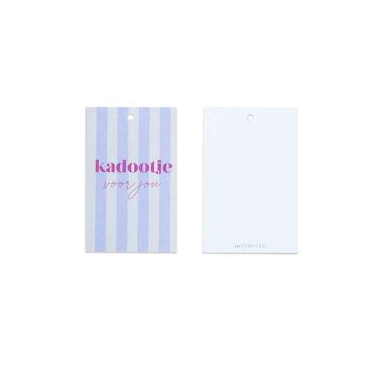 Kadootje voor jou || Kadolabel
