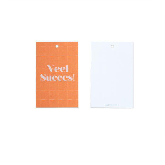 Veel succes || Kadolabel