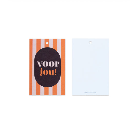 Voor jou || Kadolabel