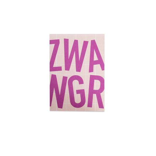 Zwanger|| Ansichtkaart