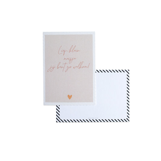 Lief klein meisje || Ansichtkaart